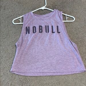 NOBULL Gray Muscle Tee Sleeveless Crop Relaxed